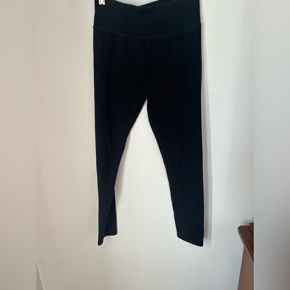 Aerie Chill Play Move Leggings Small Short Black Cotton Blend - Picture 5 of 6